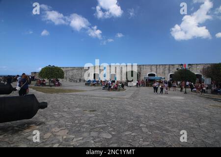 La Cabaña a l'Avana, Castillo de los Tres Reyes del Morro, Cuba Foto Stock