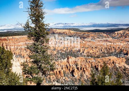 Panorami incredibili che si affacciano sul Bryce Canyon National Park, Utah, USA Foto Stock