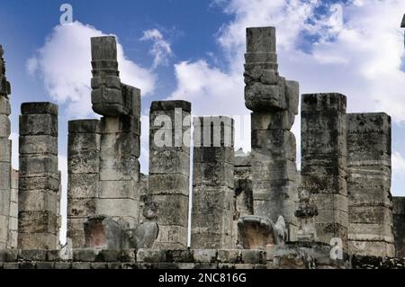 Chichen Itza era un importante centro religioso e politico Maya situato a Yucatán, Messico. Foto Stock