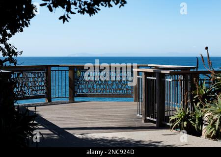 Bellissime ringhiere alla fine del Brown's Park. Foto Stock