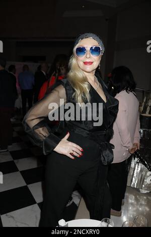 Christina Maaßen bei der Anja Gockel Fashion Show 'sense Senses' Abendshow auf der Berlin Fashion Week Autunno/Inverno 2023 im Hotel Adlon Kempinski. Essere Foto Stock