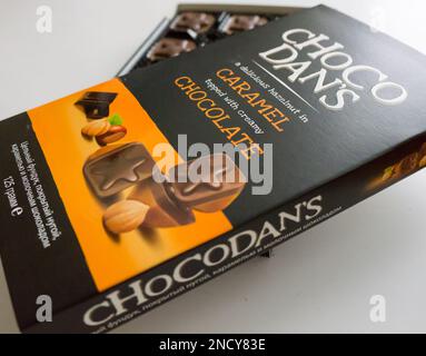 Caramelle al cioccolato CHOCO DAN. Foto Stock