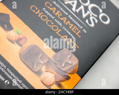 Caramelle al cioccolato CHOCO DAN. Foto Stock