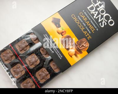 Caramelle al cioccolato CHOCO DAN. Foto Stock