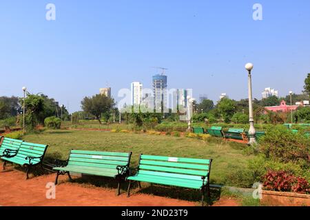 I giardini pensili di Mumbai, Maharashtra in India Foto Stock