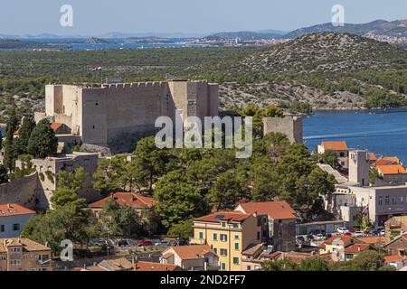 St Fortezza di Giovanni adiacente alla Fortezza di Barone vista dalla Fortezza di Barone Foto Stock