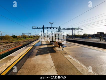 Stazione ferroviaria di Didcot Parkway, Oxfordshire Foto Stock
