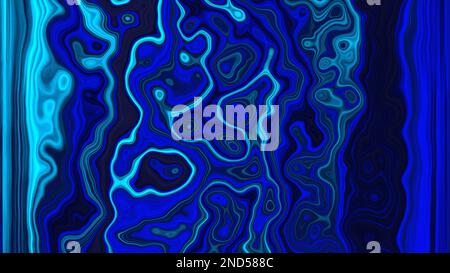 Astratto liquido sfondo ondulato. Coloratissime texture marmoree, illusione ottica effetto a righe 3D. Bellissimo sfondo orientale. Foto Stock