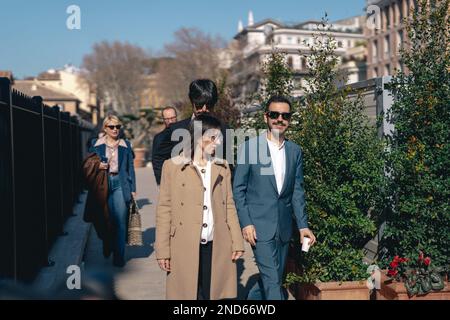 Roma, Italia. 15th Feb, 2023. L'attore Colapesce partecipa alla fotocellula del film ''la primavera della mia vita'' al Cinema Barberini il 15 febbraio 2023 a Roma. (Foto di Luca Carlino/NurPhoto) Credit: NurPhoto SRL/Alamy Live News Foto Stock