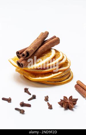 cannella,anice e chiodi di garofano Stock Photo