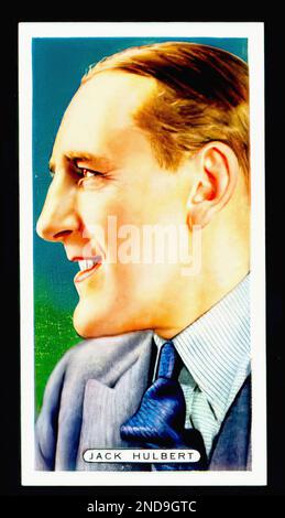 Ritratto di Jack Hulbert - Cigarette Vintage Card 01 Foto Stock