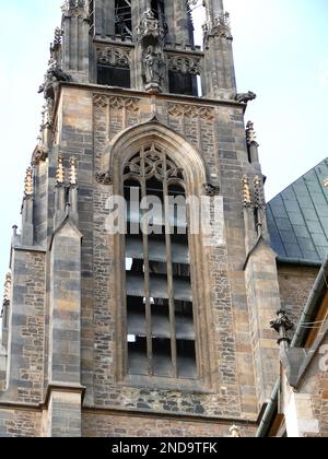 Cattedrale di San Peter e Paul, Katedrála svatého Petra a Pavla, Brno, Regione della Moravia del Sud, Repubblica Ceca, Europa Foto Stock