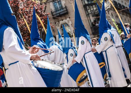Semana Santa 2022 celebrada a Saragozza. Foto Stock