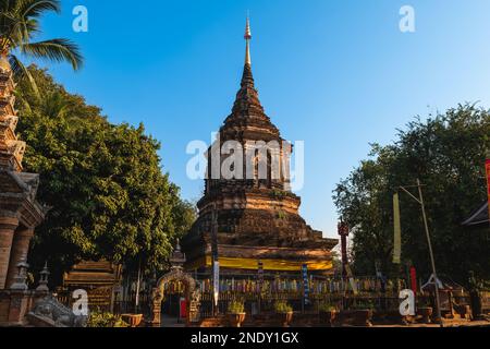 Wat Lok moli, aka Wat Lok Molee, a Chiang mai, Thailandia Foto Stock