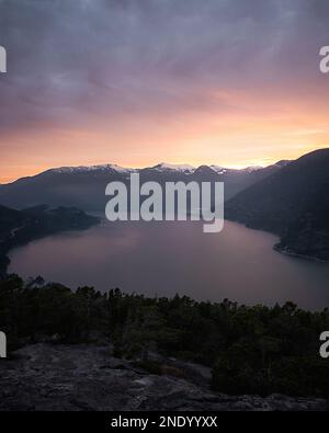 tramonto epico sul capo Foto Stock