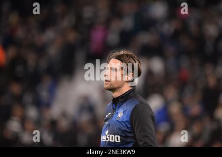 Hans Hateboer (Atalanta BC) durante la Serie Italiana Una partita di calcio tra Juventus e Atalanta allo Stadio Allianz di Torino, in Italia, lo scorso gennaio Foto Stock