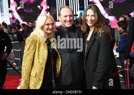 Jay Hunt e Charles Winkler sono presenti alla Warner Bros, la prima europea di CREED III, Cineworld Leicester Square, Londra, Regno Unito. Data foto: 15th febbraio 2023. Foto Stock