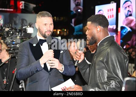 Tony Bellew partecipa alla Warner Bros alla prima europea di CREED III, Cineworld Leicester Square, Londra, Regno Unito. Data foto: 15th febbraio 2023. Foto Stock