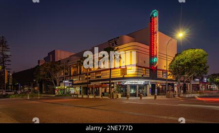 Port Macquarie, nuovo Galles del Sud, Australia - edificio del Centro Ritz Foto Stock