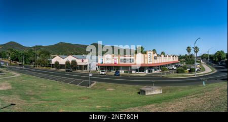 Tamworth, New South Wales, Australia - Centro d'affari locale in una posizione pittoresca Foto Stock