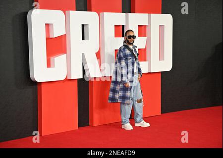 Londra, Regno Unito. 15th Feb, 2023. Warner Bros la prima europea di CREED III, Cineworld Leicester Square, Londra, Regno Unito. Data foto: 15th febbraio 2023. Credit: Vedi li/Picture Capital/Alamy Live News Foto Stock