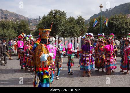 Inti Raymi Festival Cusco, Perù Foto Stock