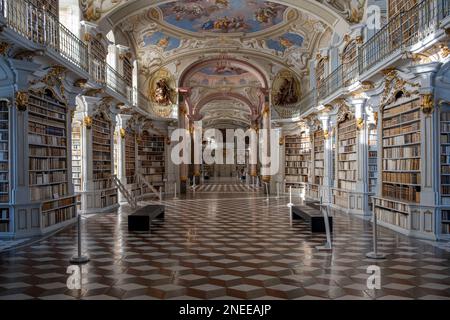 Biblioteca abbaziale di Admont . Stiftbibliothek Admont . Foto Stock