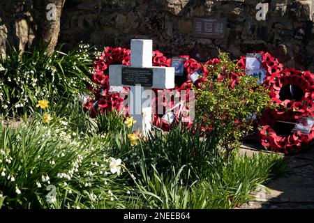 ASHDOWN FOREST, EAST SUSSEX/UK - MARZO 24 : Vista della tomba dell'Airman in Ashdown Forest East Sussex il Marzo 24, 2020 Foto Stock