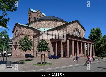 Chiesa cattolica di San Stephen, Karlsruhe, Baden-Wuerttemberg, Germania Foto Stock