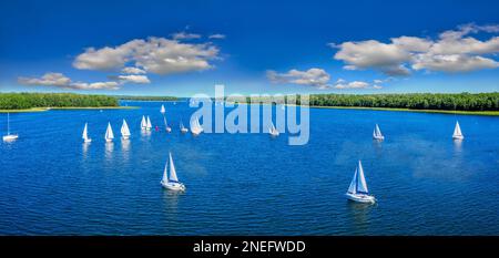 Masuria - la terra di mille laghi Foto Stock