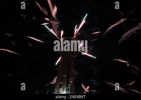 La vigilia di Capodanno a Dallas Foto Stock