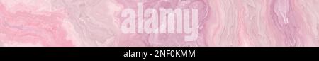 Mattonelle in quarzo rosa ad alta risoluzione con motivo ondulato. Texture e sfondo. illustrazione 2d Foto Stock