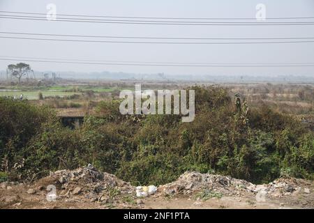 Tata Nano terra polemica. Singur, Hooghly, Bengala Occidentale, India. Foto Stock