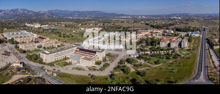 Università delle Isole Baleari, veduta aerea, Maiorca, Isole Baleari, Spagna Foto Stock