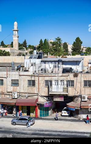 Gerusalemme in Israele. Le strade della città vecchia Foto Stock