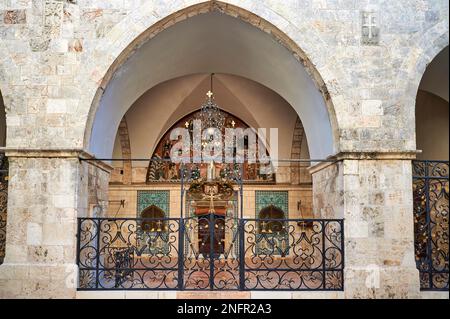 Gerusalemme in Israele. Armeno di San James Cathedral Foto Stock