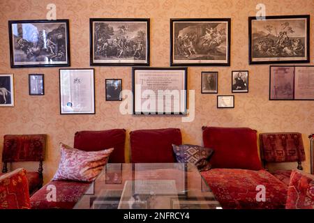 Il dottor Freud psicoanalista Studio a Vienna Austria Foto Stock