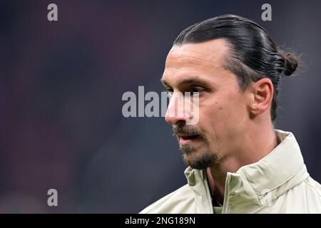 Waalwijk, Paesi Bassi. 17th Feb, 2023. MILANO - Zlatan Ibrahimovic di AC Milan durante la serie italiana Una partita tra AC Milan e Torino FC allo stadio San Siro il 10 febbraio 2023 a Milano. AP | Dutch Height | Gerrit van Cologne Credit: ANP/Alamy Live News Foto Stock