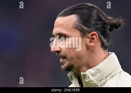 Waalwijk, Paesi Bassi. 17th Feb, 2023. MILANO - Zlatan Ibrahimovic di AC Milan durante la serie italiana Una partita tra AC Milan e Torino FC allo stadio San Siro il 10 febbraio 2023 a Milano. AP | Dutch Height | Gerrit van Cologne Credit: ANP/Alamy Live News Foto Stock