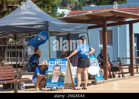 Il candidato liberale alle elezioni dello stato del governo del NSW Toby Williams contenderà il seggio di Wakehurst tenuto da Brad Hazzard che sta ritirando, Sydney, Australia Foto Stock