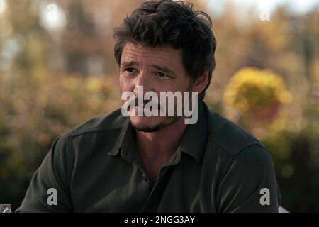 PEDRO PASCAL NELL'ULTIMO DEGLI STATI UNITI (2023), DIRETTO DA LIZA JOHNSON, CRAIG MAZIN E NEIL DRUCKMANN. Credito: PlayStation Productions / Sony Pictures Television / Album Foto Stock