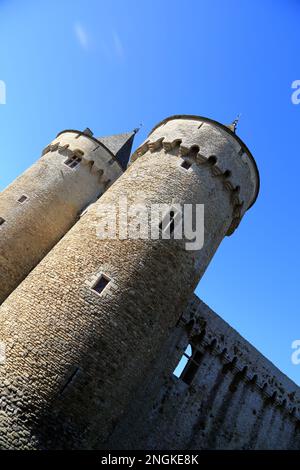 Castello di Suscinio (Chateau de Suscinio), Domaine de Suscinio, Route de Duc Jean V, Suscinio, Morbihan, Bretagna, Francia Foto Stock