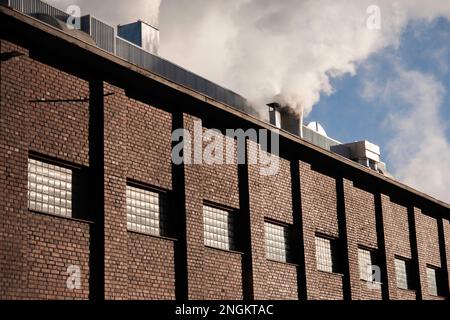 Streetviews nel centro di Tampere, Finlandia Foto Stock