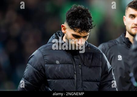 GRONINGEN - Ricardo Pepi del FC Groningen durante la partita di campionato olandese tra il FC Groningen e il FC Emmen allo stadio di Euroborg il 18 febbraio 2023 a Groningen, Paesi Bassi. LASKER ANP COR Foto Stock