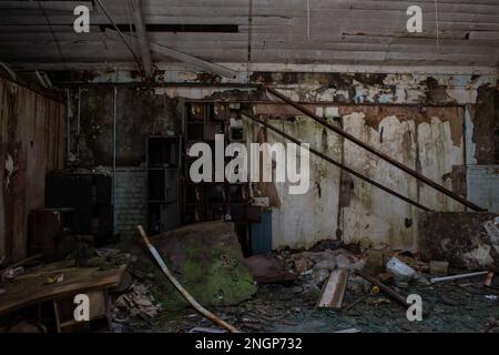 Mid Wales Counties Mental Hospital Foto Stock