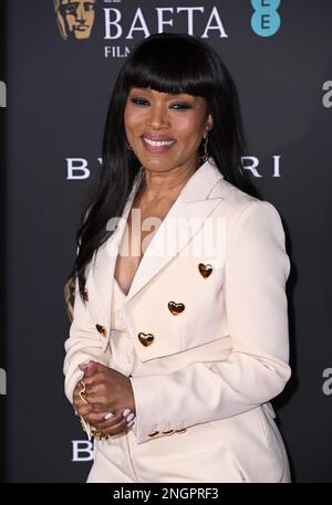 Londra, Regno Unito. 18th Feb, 2023. 18th febbraio 2023, Londra, Regno Unito. Angela Bassett arriva al 2023° EE BAFTA Nominees Party sostenuto DA BULGARI, National Gallery, Londra. Credit: Doug Peters/Alamy Live News Foto Stock