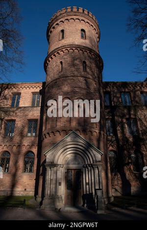 Kungshuset, King's House, torre, Lund University, Lund, Svezia Foto Stock