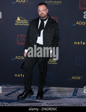 Los Angeles, Stati Uniti. 18th Feb, 2023. Liam Moore arriva ai 27th Annual ADG Awards che si tengono all'Intercontinental Los Angeles Downtown di Los Angeles, CA, sabato 18 febbraio 2023 . (Foto di Juan Pablo Rico/Sipa USA) Credit: Sipa USA/Alamy Live News Foto Stock