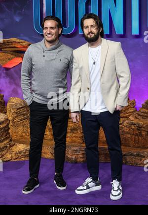 Londra, Regno Unito. 16th Feb, 2023. Woody & Kleiny ha visto partecipare al Gala Screening britannico di 'ANT-Man and the Wasp: Quantumania' al BFI IMAX di Londra. Credit: SOPA Images Limited/Alamy Live News Foto Stock