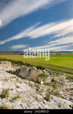 Acquedotto di Barbegal (Aqueduc Romain de Barbegal) vicino Arles, Fontvieille, Provenza, Francia Foto Stock